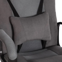 Кресло DRIVER (22) (флок/ткань серый/серый 29/TW-12) - Изображение 2